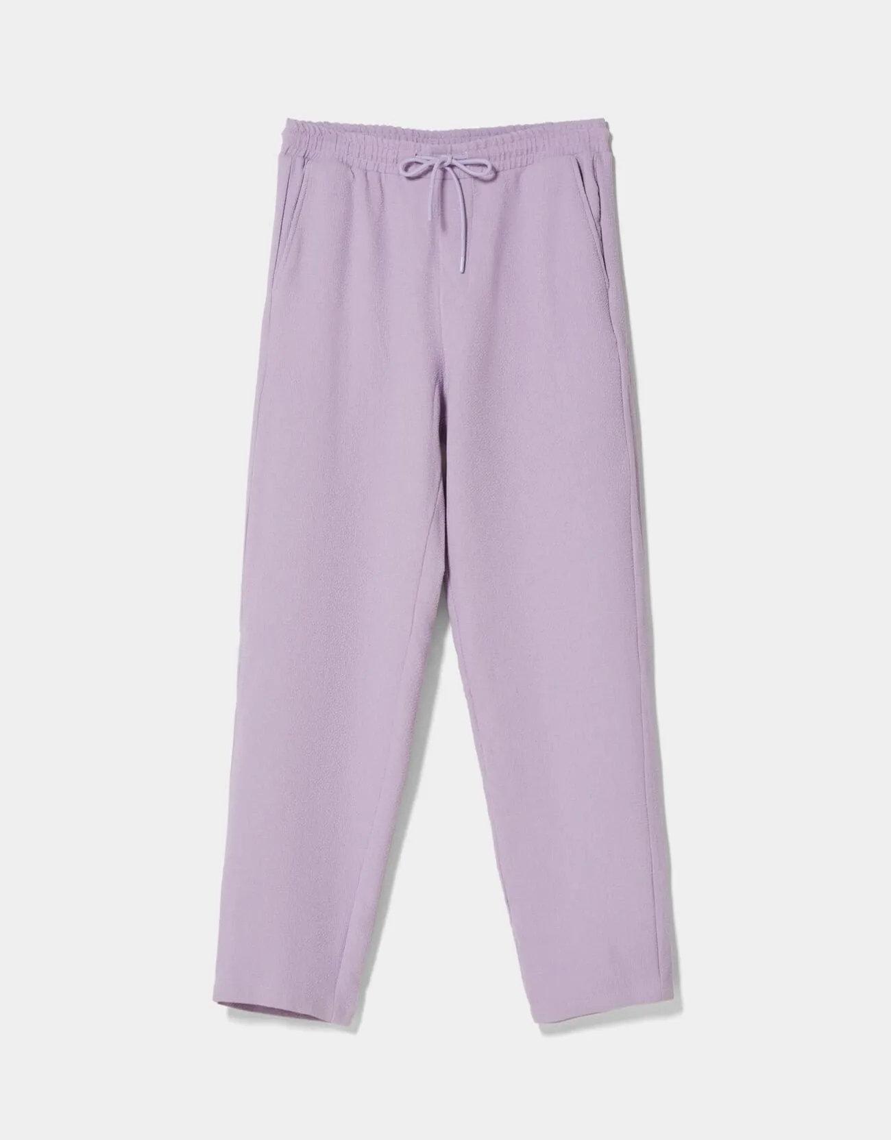 Wide Leg-Joggerhose mit Textur